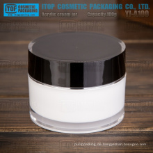 YJ-A100 100g Zylinder breite Anwendung für die Kosmetik-Industrie Dicke Acryl Creme Glas